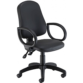 Calypso Faux Leather High Back Operator Chairs