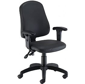 Calypso Faux Leather High Back Operator Chairs