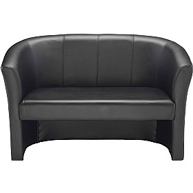 Pacific Faux Leather Tub Sofa