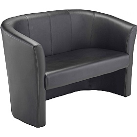 Pacific Faux Leather Tub Sofa