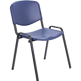 Club Plastic Stacking Canteen Chairs