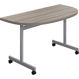 Delta Semi-Circular Tilting Meeting Tables