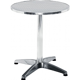 Plaza Aluminium Round Cafe Tables