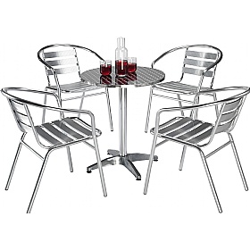 Plaza Aluminium Cafe Chair