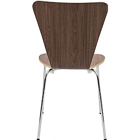 Picasso Contract Walnut Stacking Cafe Chair
