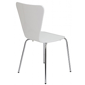 Picasso Contract White Stacking Cafe Chair