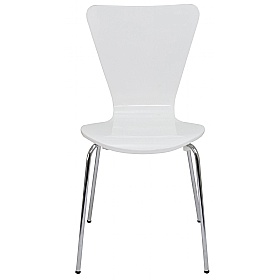 Picasso Contract White Stacking Cafe Chair