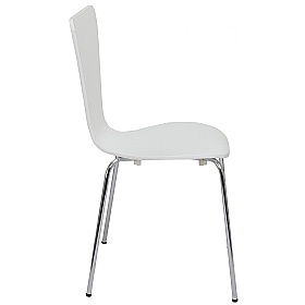 Picasso Contract White Stacking Cafe Chair