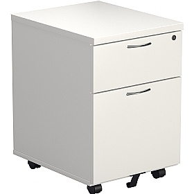 Office Essentials Wooden 2 Drawer Low Under Desk M