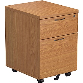 Office Essentials Wooden 2 Drawer Low Under Desk M