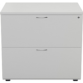 Office Essentials 2 Drawer Heavy Duty Wooden Side Filers - Office Storage