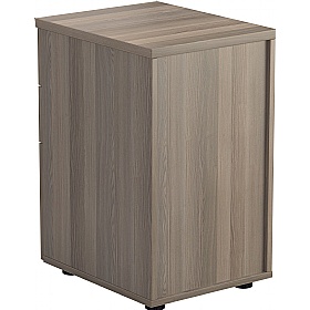 Office Essentials Wooden 3 Drawer Under Desk Static Pedestals - Office Storage