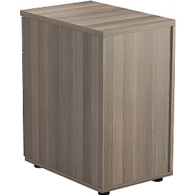 Office Essentials Wooden Desk High Pedestals - Office Storage
