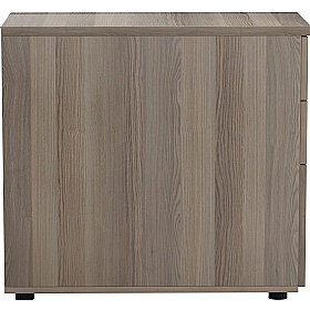 Office Essentials Wooden Desk High Pedestals - Office Storage