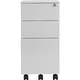 Talos Slimline Steel Mobile Pedestals - Office Storage