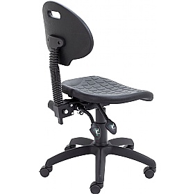 Factory II PU Wipe Clean Work Chair