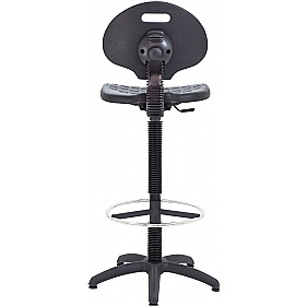 Factory High PU Wipe Clean Draughtsman Chair