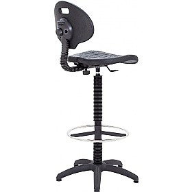 Factory High PU Wipe Clean Draughtsman Chair