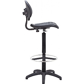 Factory High PU Wipe Clean Draughtsman Chair