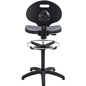 Factory High PU Wipe Clean Draughtsman Chair