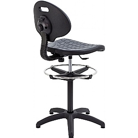 Factory High PU Wipe Clean Draughtsman Chair