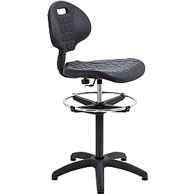 Factory High PU Wipe Clean Draughtsman Chair