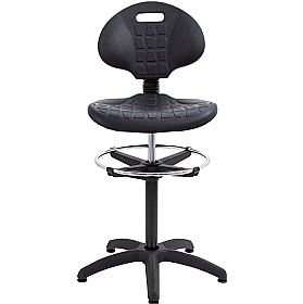 Factory High PU Wipe Clean Draughtsman Chair