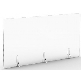Desk Top Freestanding Acrylic Protective Screens