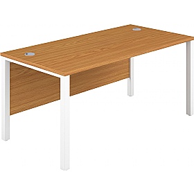 Quantum Shallow Goalpost Leg Rectangular Office Desks - Office Desks