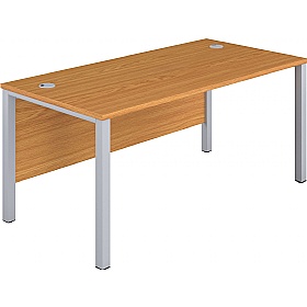 Quantum Shallow Goalpost Leg Rectangular Office Desks - Office Desks