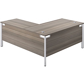 Quantum Goalpost Leg L-Shaped Corner Office Desks - Office Desks