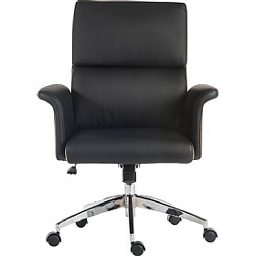 Elegance Medium Back Executive Faux Leather Office
