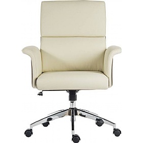 Elegance Medium Back Executive Faux Leather Office