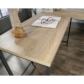 Industrial L-Shaped Home Office Desks