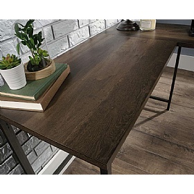 Industrial L-Shaped Home Office Desks