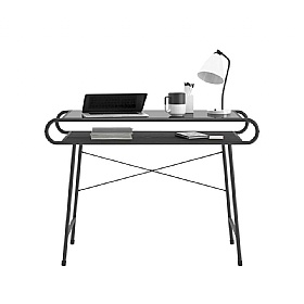 Metro Home Office Glass Desk