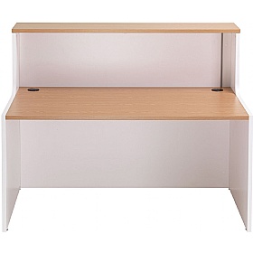 Welcome Two-Tone Reception Desks - Reception Area