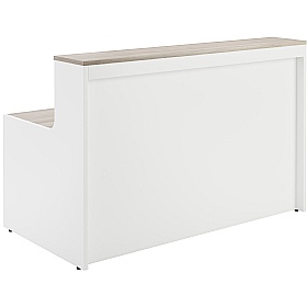 Welcome Two-Tone Reception Desks - Reception Area