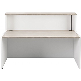 Welcome Two-Tone Reception Desks - Reception Area