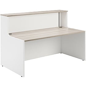 Welcome Two-Tone Reception Desks - Reception Area