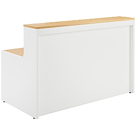 Welcome Two-Tone Reception Desks - Reception Area