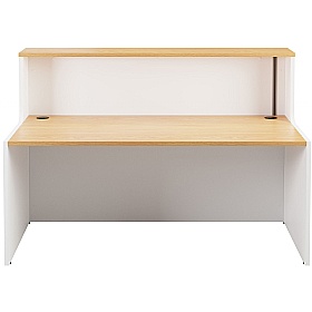 Welcome Two-Tone Reception Desks - Reception Area