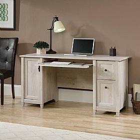 Chalked Wood Home Office Desk