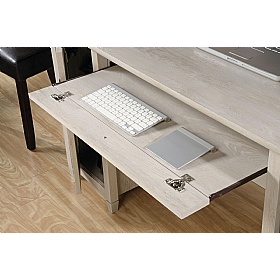 Chalked Wood Home Office Desk