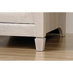 Chalked Wood Home Office Desk