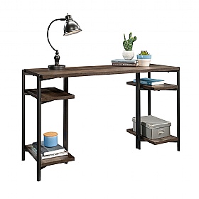 Chunky Industrial Home Office Bench Desk