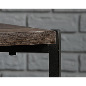 Chunky Industrial Home Office Bench Desk