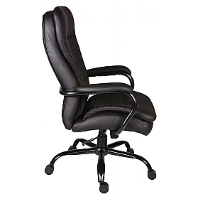 Goliath 27 Stone Bariatric Leather Faced Office Ch