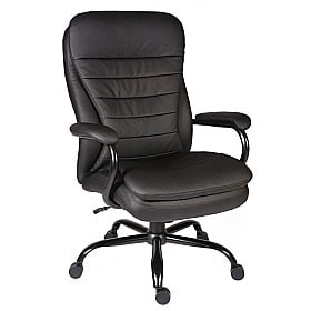 Goliath 27 Stone Bariatric Leather Faced Office Chairs