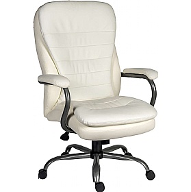 Goliath 27 Stone Bariatric Leather Faced Office Ch